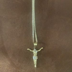 Jesus chain 10k real gold